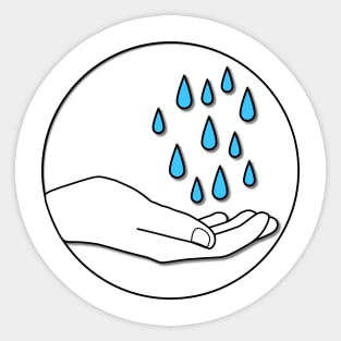 Wash your hands and stay safe Sticker